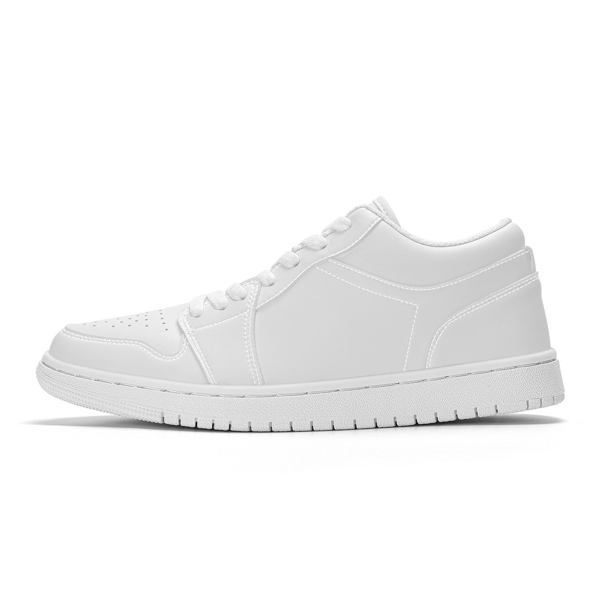 STE’ Low Top Skateboard Sneakers - White