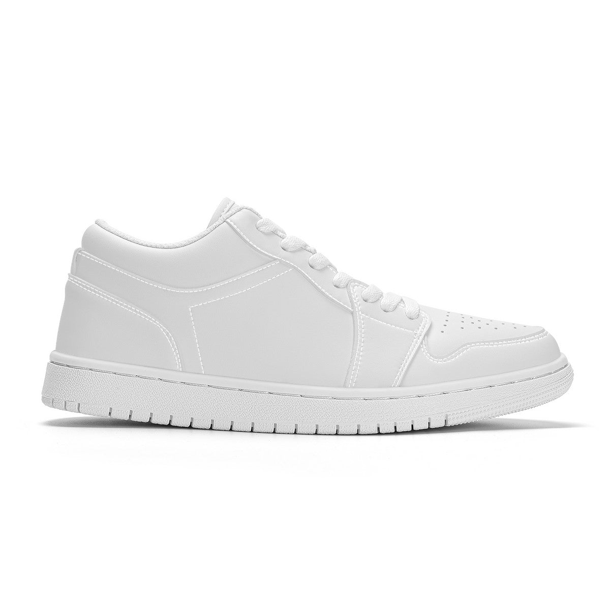 STE’ Low Top Skateboard Sneakers - White