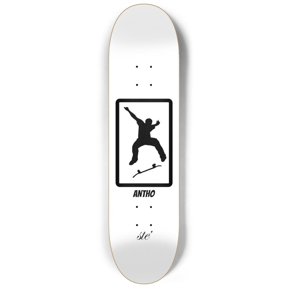 8.25 ANTHO STE’ Logo Skateboard