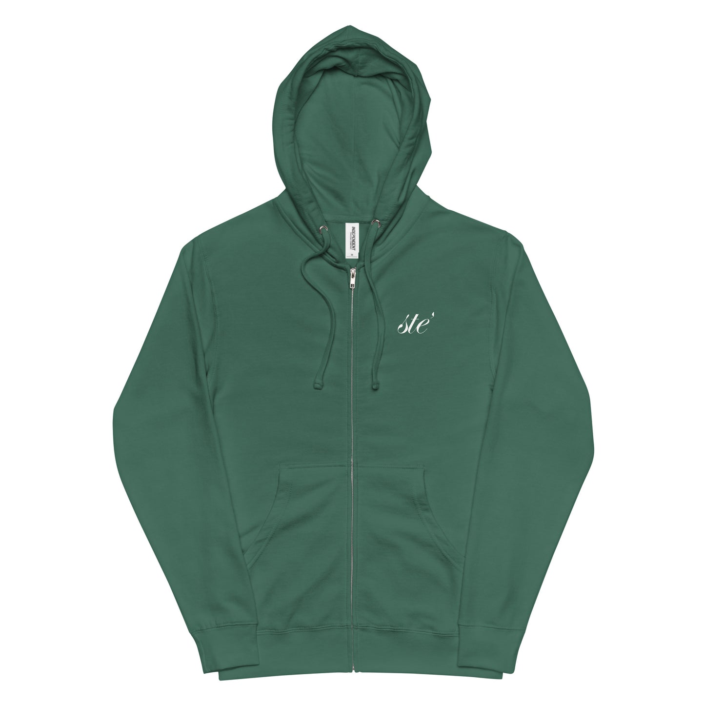 STE’ zip up hoodie