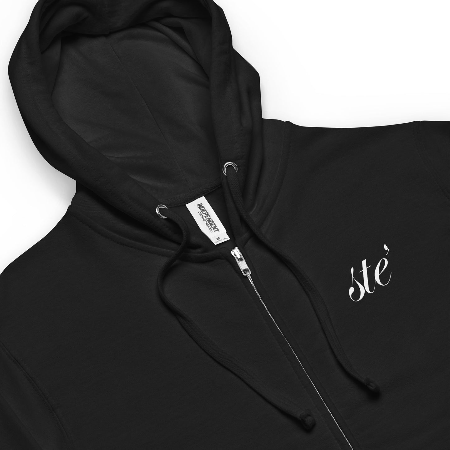 STE’ zip up hoodie