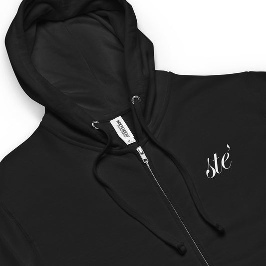 STE’ zip up hoodie