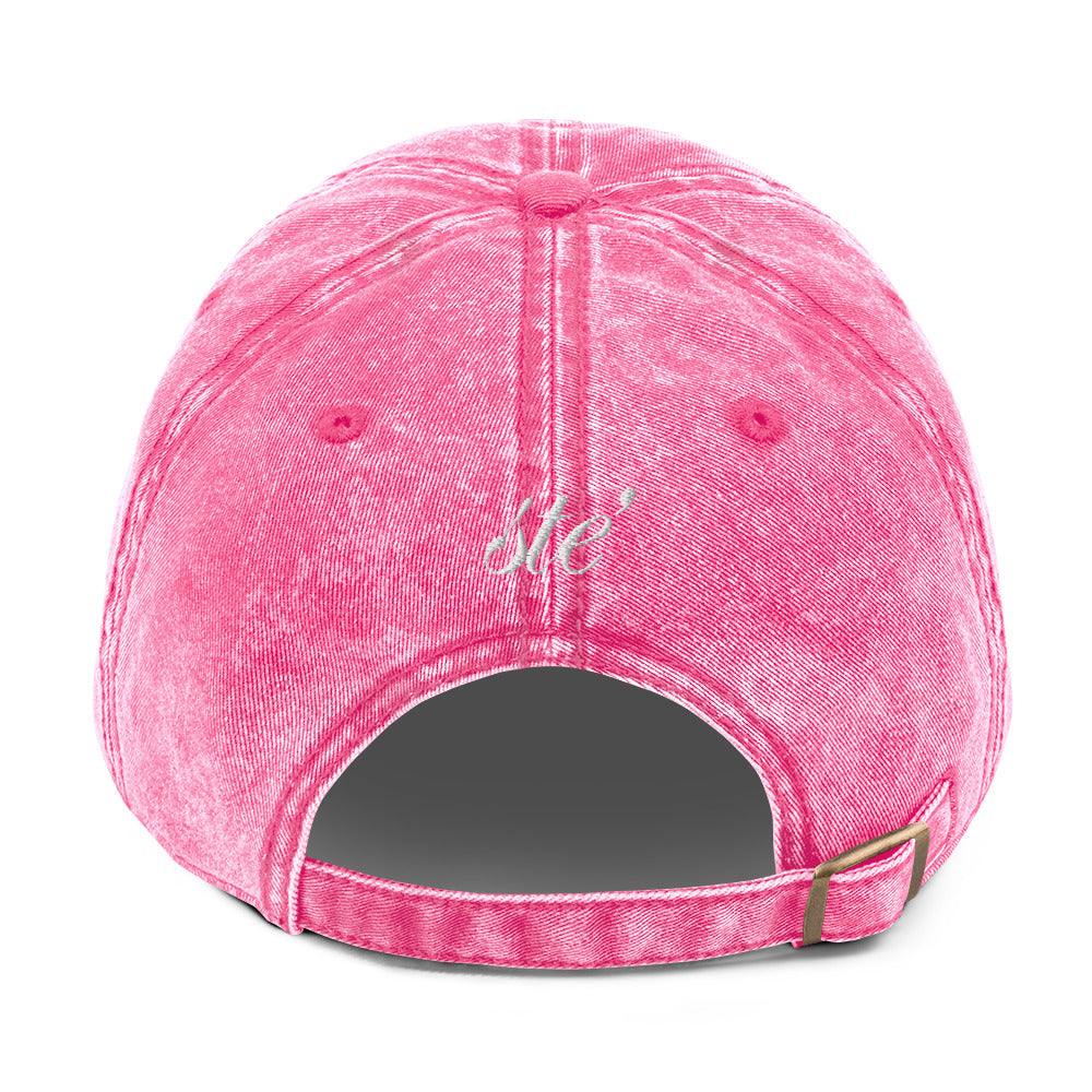 STE’ denim twill cap