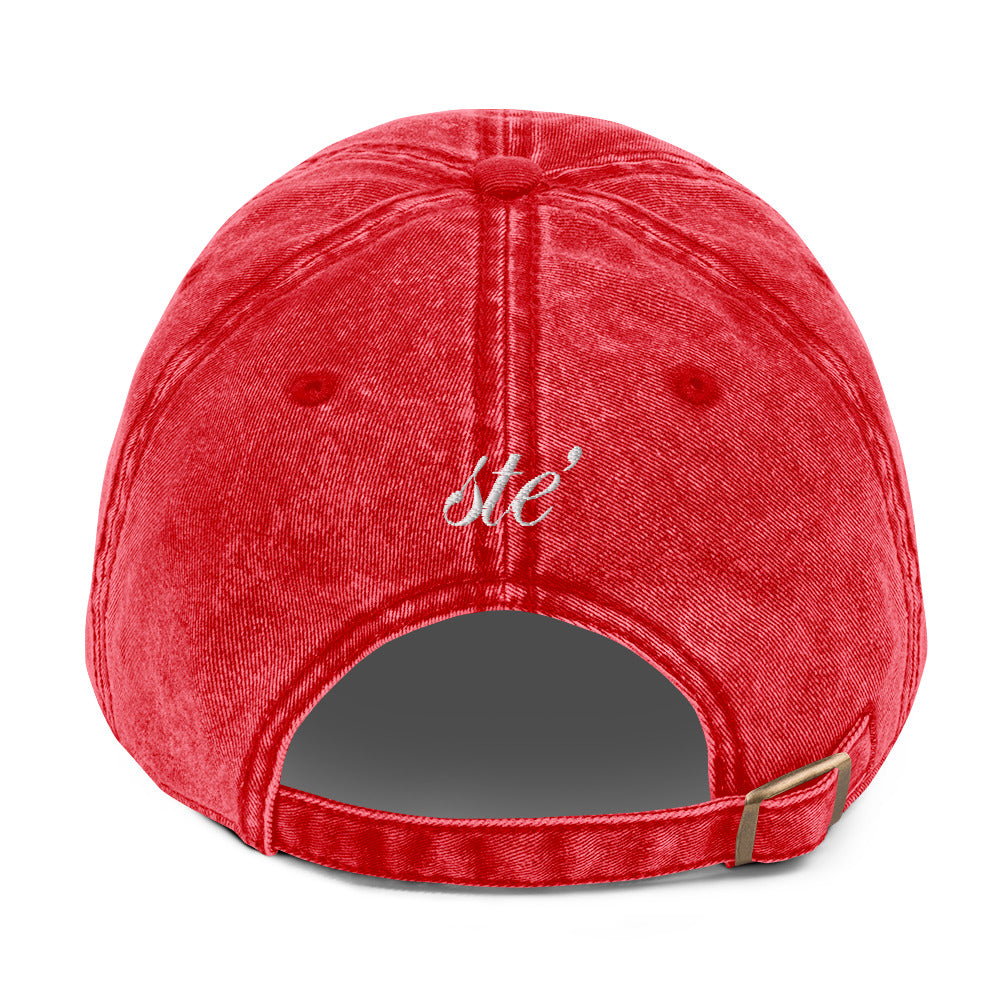 STE’ denim twill cap
