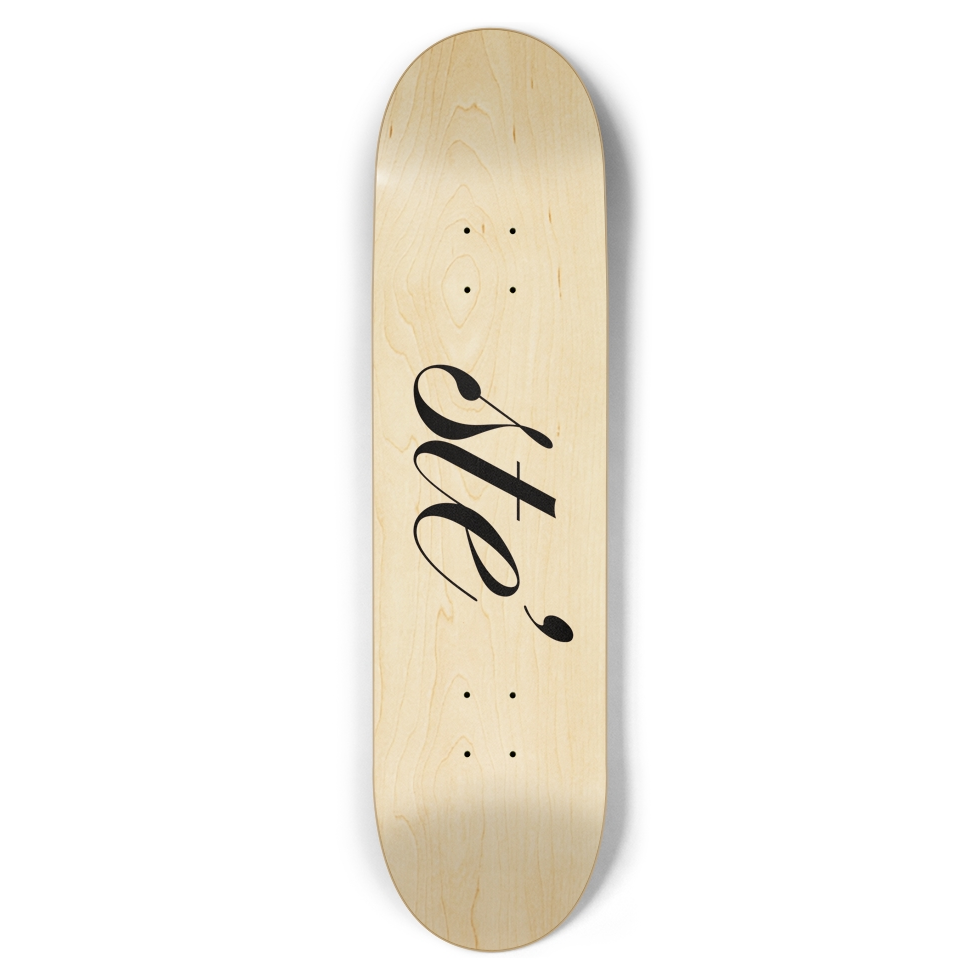 8.5 STE’ Natural Skateboard