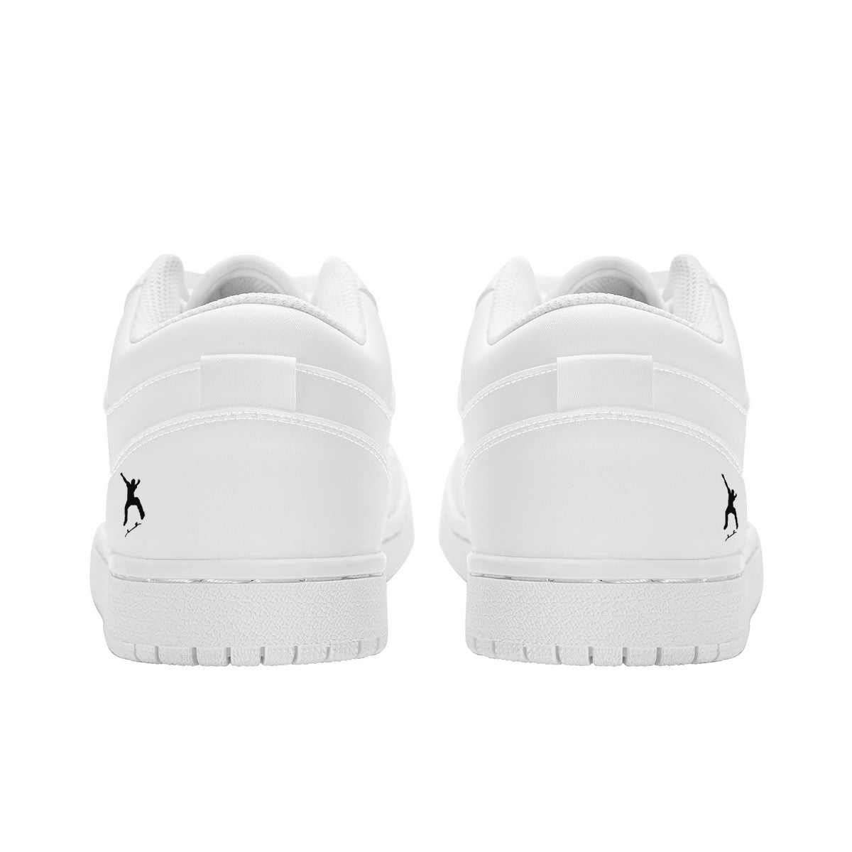 STE’ Low Top Skateboard Sneakers - White