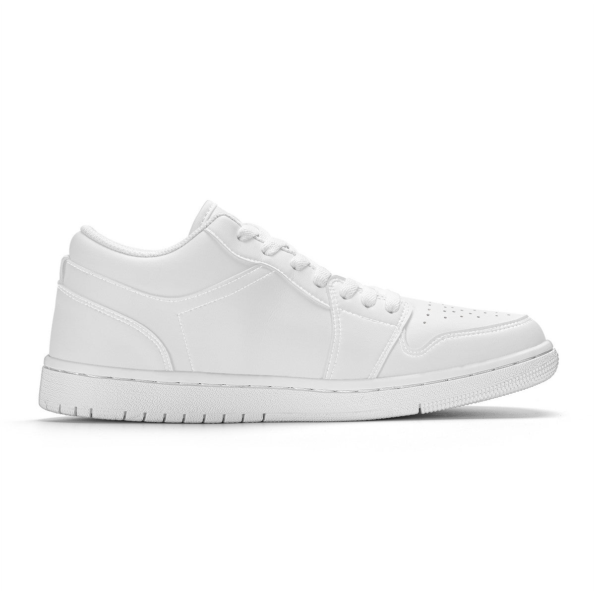 STE’ Low Top Skateboard Sneakers - White