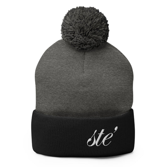 STE’ Cuff Pom Beanie