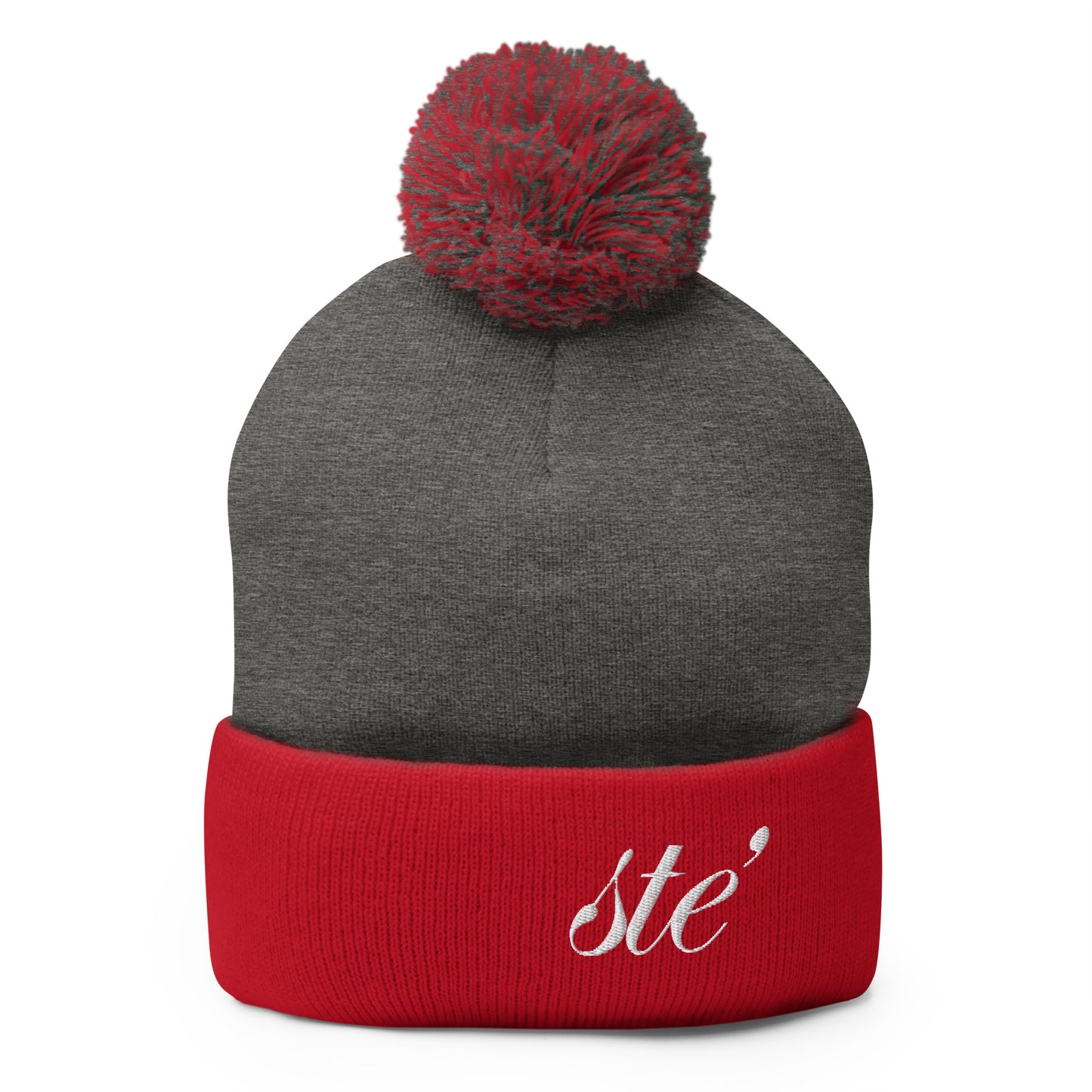 STE’ Cuff Pom Beanie