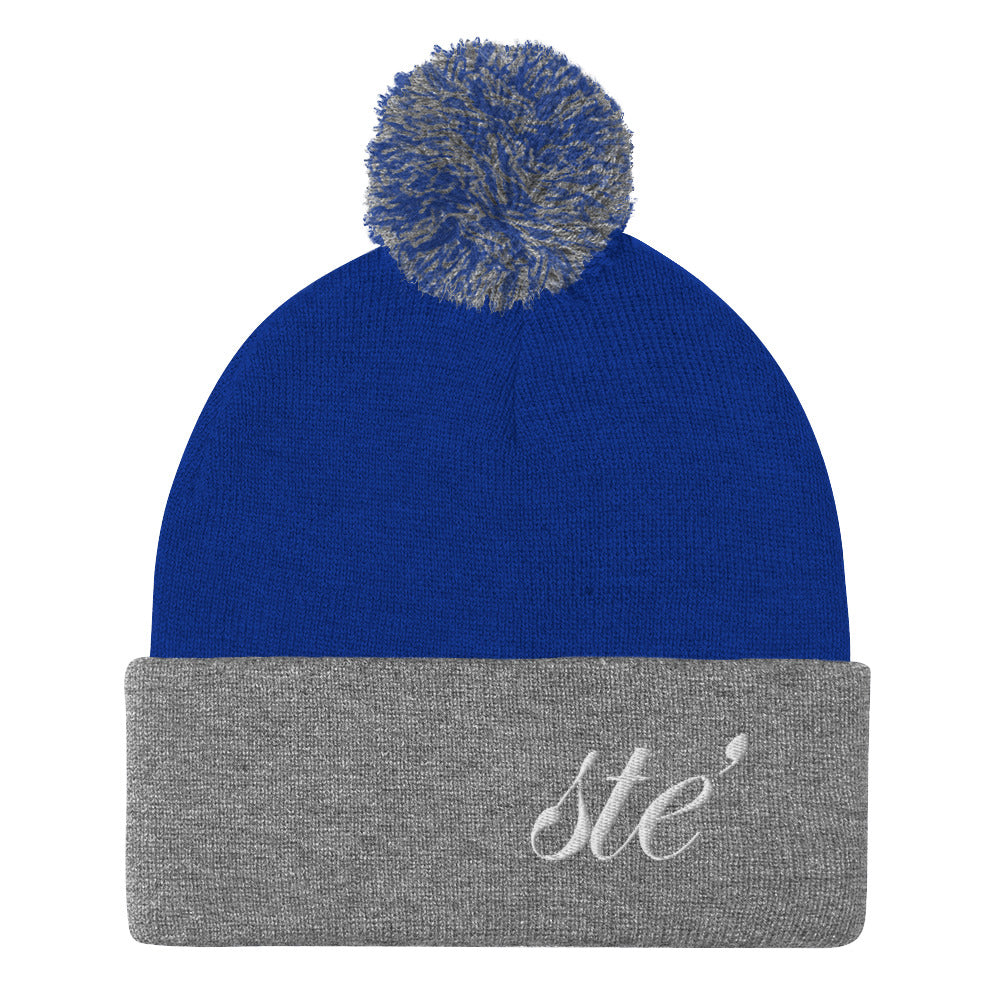 STE’ Cuff Pom Beanie