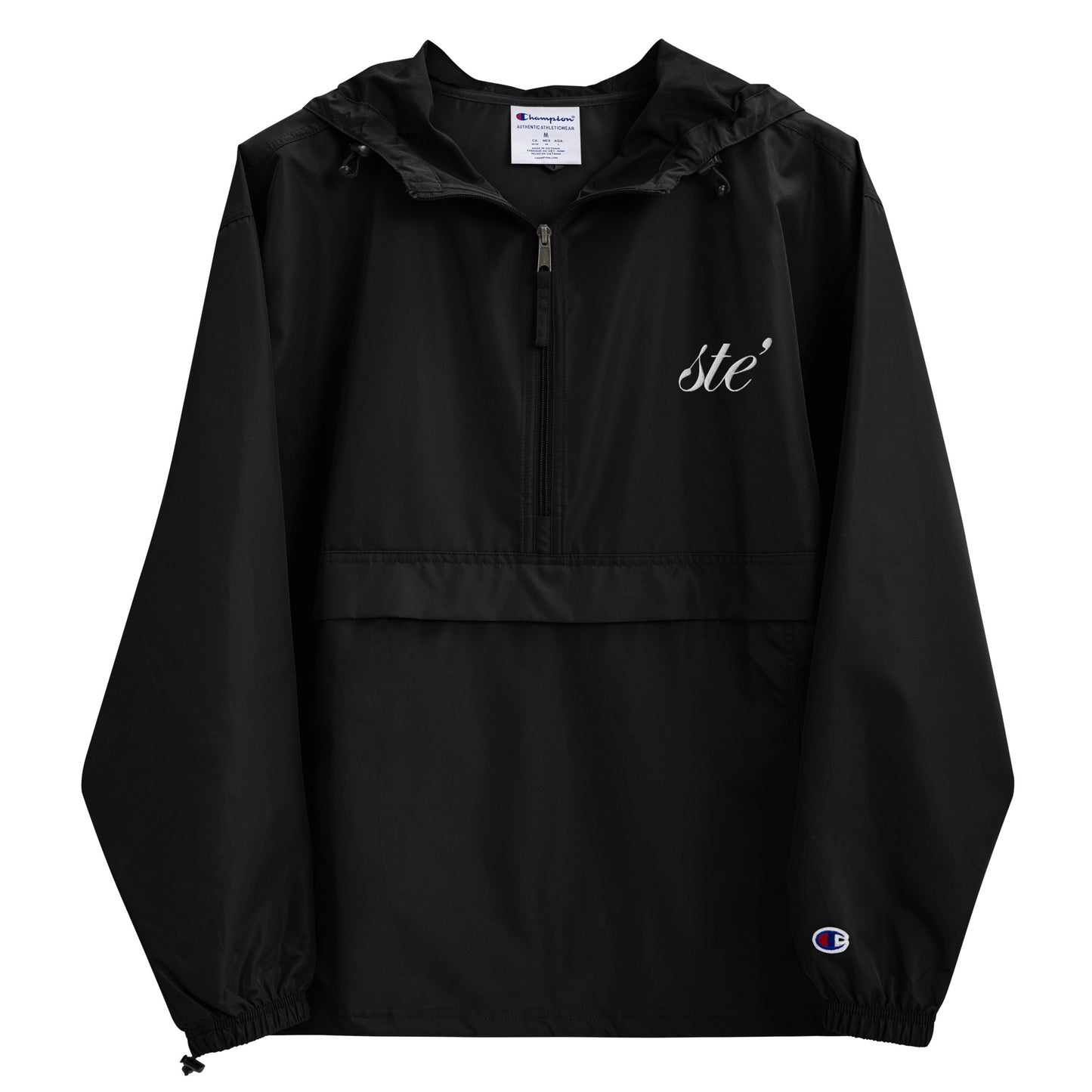 STE’ Embroidered Champion Packable Jacket