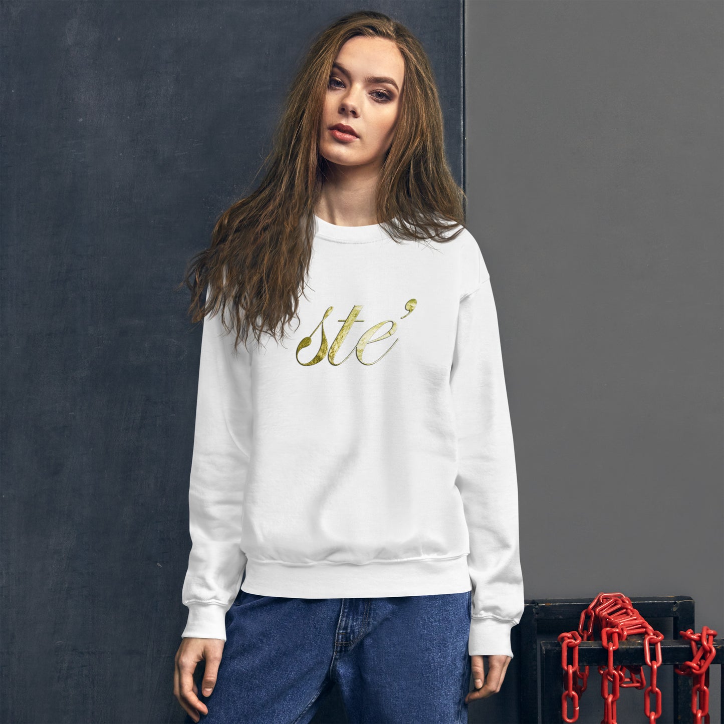 STE' Gold Crew Sweatshirt